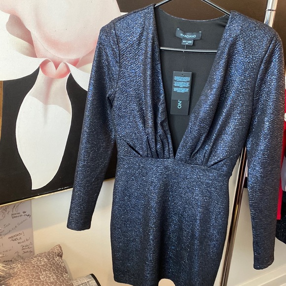 Marciano Deep V mini dress - Picture 1 of 3